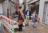 Obras no casco vello de Muros