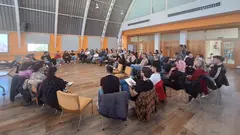 Imaxes Asemblea Profesorado en Carballo 4