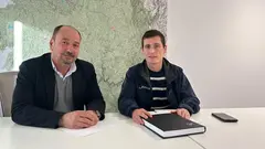 Xose Meirelles co alcalde de Fisterra