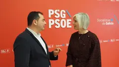 Jose Manuel Abelenda PSOE CORISTANCO con Patricia Iglesiasjpeg