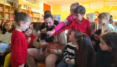 Visita canina no CEIP Vilarmide 2
