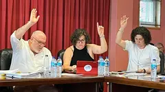 Membros do BNG de Laxe en pleo