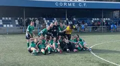 O Xallas celebrando o pase a final da Copa da Costa no Cairo