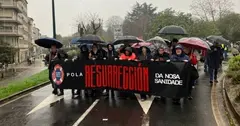 Manifestacion en Compostela de SOS Sanidade Publica