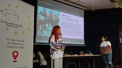  rapeiras feministas de El Salvador no IES Eduardo Pondal