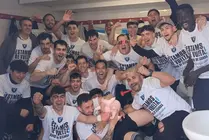 O SD Oza celebrando o ascenso 3