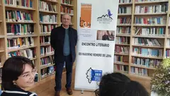 Luis Sánchez Rodríguez ofrece unha charla sobre a represión franquista ao alumnado do IES Maximino Romero de Lema