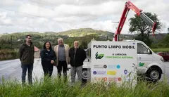 A Laracha.- A Coru&ntilde;a
A delegada territorial da Xunta na Coru&ntilde;a, Bel&eacute;n do Campo, visita o novo Punto Limpo M&oacute;bil adquirido con motivo das axudas a entidades locais para o financiamento de actuaci&oacute;ns en materia de residuos de competencia municipal.
04/05/2026
Foto: Moncho Fuentes / AGN A Coru&ntilde;a
