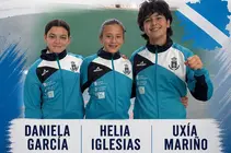 Karate Carballo uxia maira e brais na seleccion