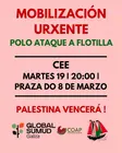 Mobilizacion cee flotilla palestina