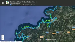 Camiño dos Faros vs Camiño do Litoral