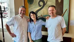 Sergio Defreire Marta Villar e Arturo Lezcano