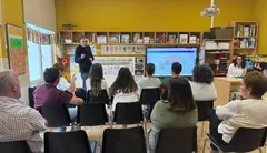 Charla de Oscar Rey Calo e Josefa Paulos nas Unitarias de Cee