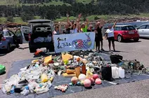 limpeza de Mar de Fabula en Santa Marina