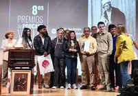Ies Fernando Blaco nos premios podcast O Vello dos Contos