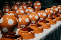 Os prezados balons da Oleria de Buno da Gala do Futbol da Costa-QPC