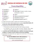 Últimas prazas na Escola de Música de Cee