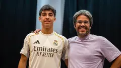Raul Lema con Ubaldo Cerqueiro en Mazaricos