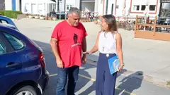 Xose Xoan Bermudez PTRON DE Camelle coa conselleira Maria Villaverde