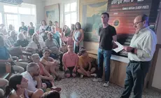 Charla con Jorge Mira en Malpica sobre a eclpse
