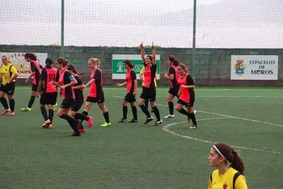 Celebración dun gol das Miúdas (2017)