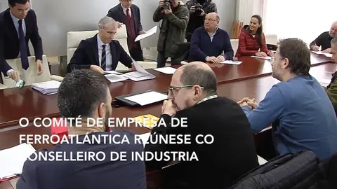 Reunion do Comite de Ferroatlantica co Conselleiro
