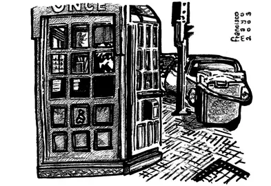 Debuxo de Fran Martin sobre A ONCE