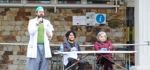 Caxoto e o xurado no Entroido de Vimianzo