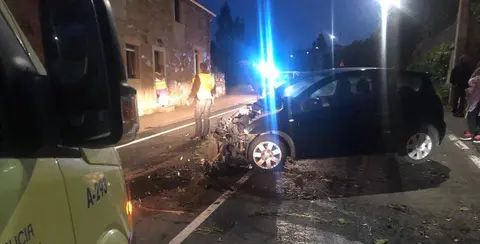 Accidente en Ponteceso e Cabana