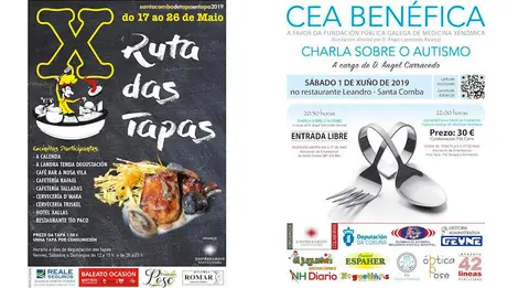 Ruta de tapas e cea en Santa Comba