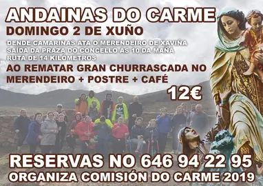 Andaina Virxe do Carme por Camarinas