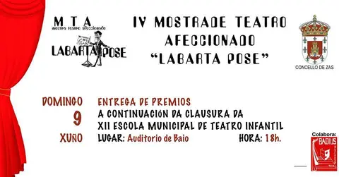 Clausura da Mostra de Teatro Afeccionado de Zas 2019