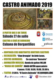 Castro Animado de Borneiro-Cabana Xullo 2019