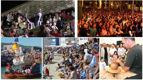 Axenda da Costa da Morte para a primeira finde de agosto 2019