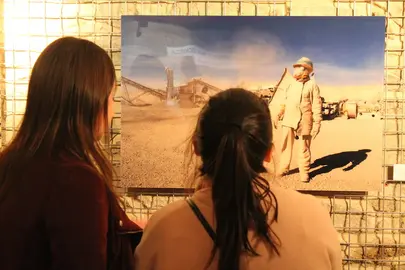 Mostra de Manuel Valcarcel Agua en Santa COmba