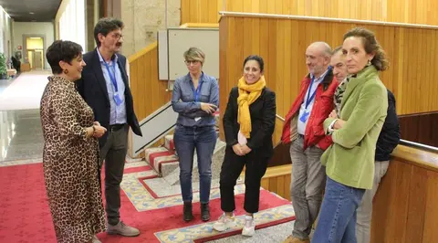 Alcaldes socialistas da Costa da Morte no Parlamento