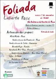 Foliada no IES de Baio