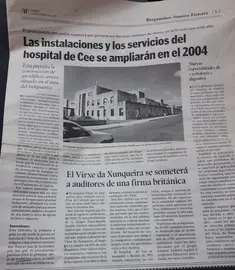 Nova sobre o Hospital Virxe da Xunqueira