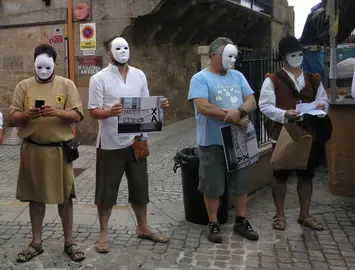 Berro silencioso polo Centro de Dia de Corcubion