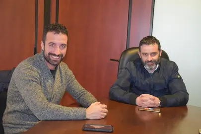 alcaldes de santacomba-mazaricos- falando da Senda do Xallas