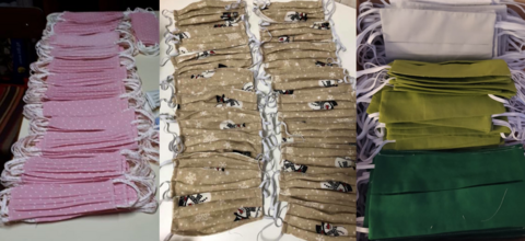 Mascarillas cubrebocas reutilizables de tela para uso non sanitario