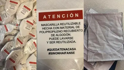 Mascarillas con filtro reutilizables na Costa da Morte