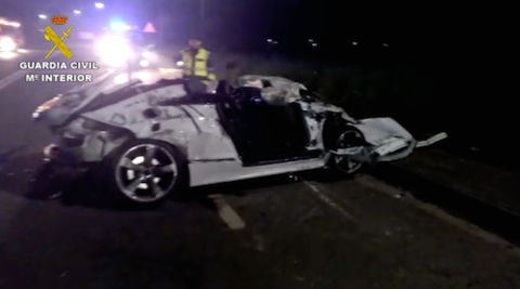 Accidente en Santa Comba