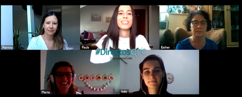 Faladoiro feminista sobre os coidados nos #DirectosQPC.