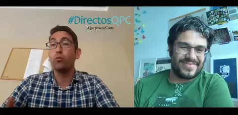 Bebeto falando con Ubaldo en QPC