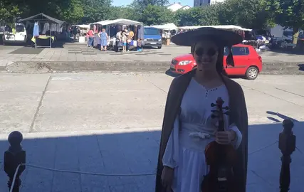 Cantares de Cego na feira de SAnta Comba