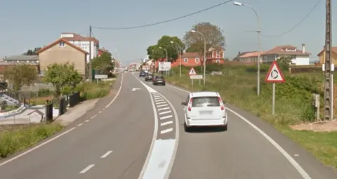 Entrada sur de Coristanco