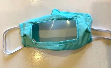 tapabocas transparentes