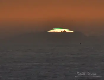 Raio Verde sobre as Sisargas-Foto-DAvid Couce