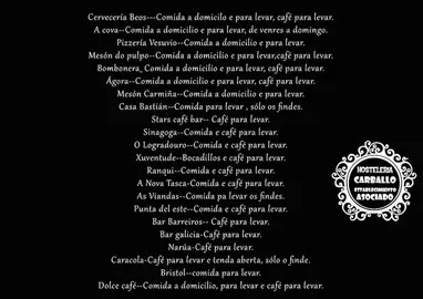 Hostaleria de Carballo aberta en pandemia